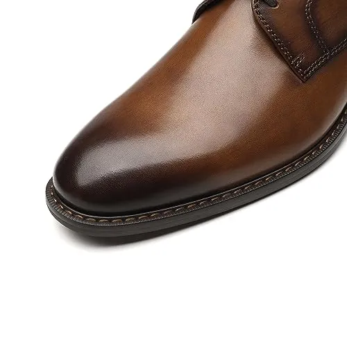 La Milano Mens Leather Oxford Shoes - Mond
