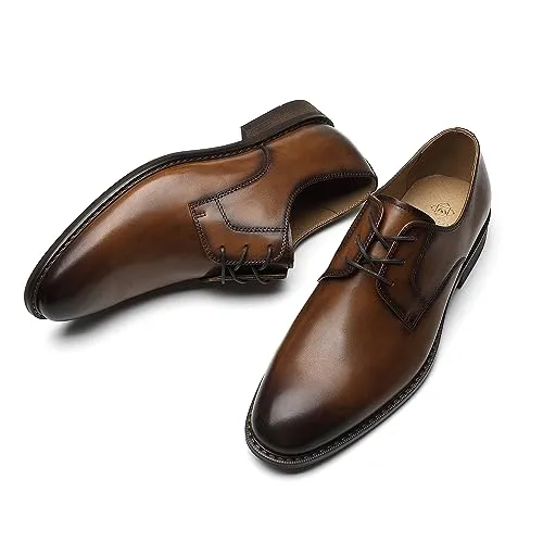 La Milano Mens Leather Oxford Shoes - Mond