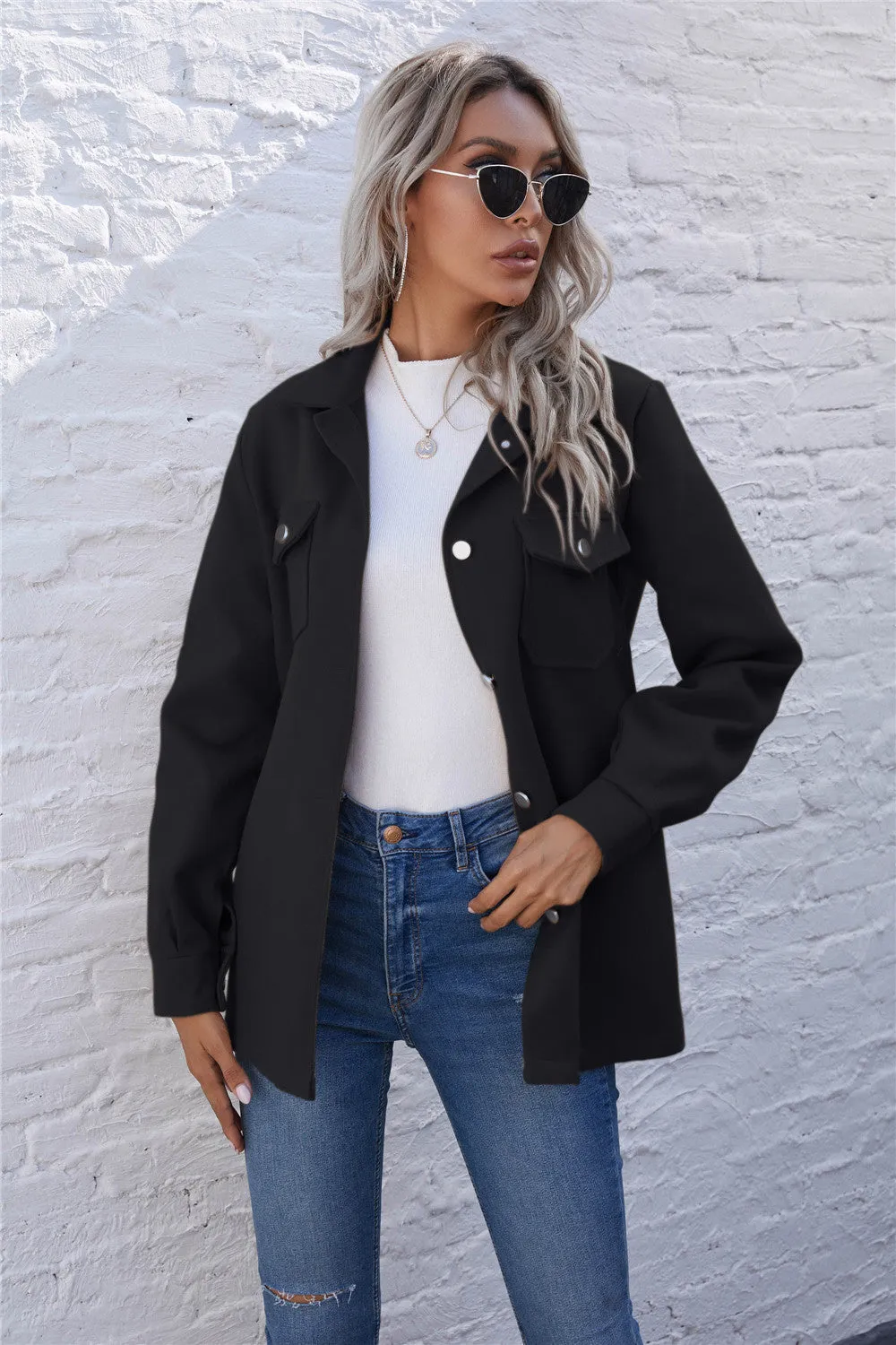 Lapel Single-breasted Lace-up Cardigans Outerwear