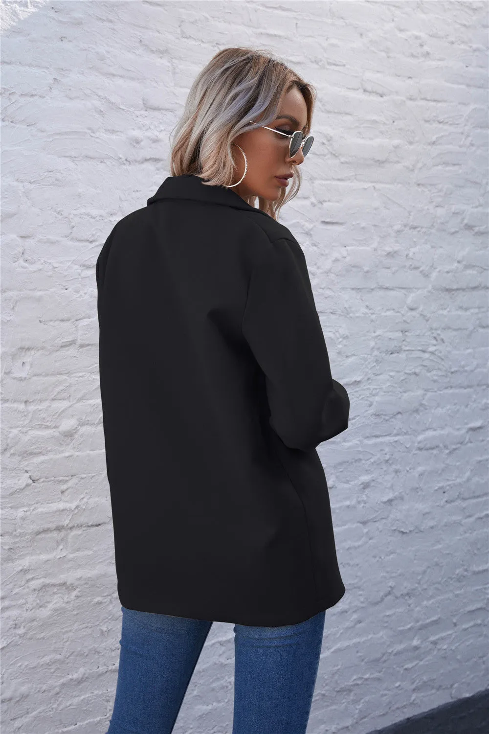 Lapel Single-breasted Lace-up Cardigans Outerwear