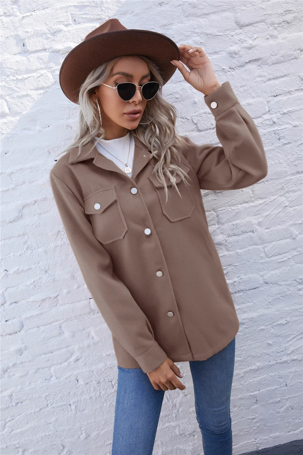 Lapel Single-breasted Lace-up Cardigans Outerwear
