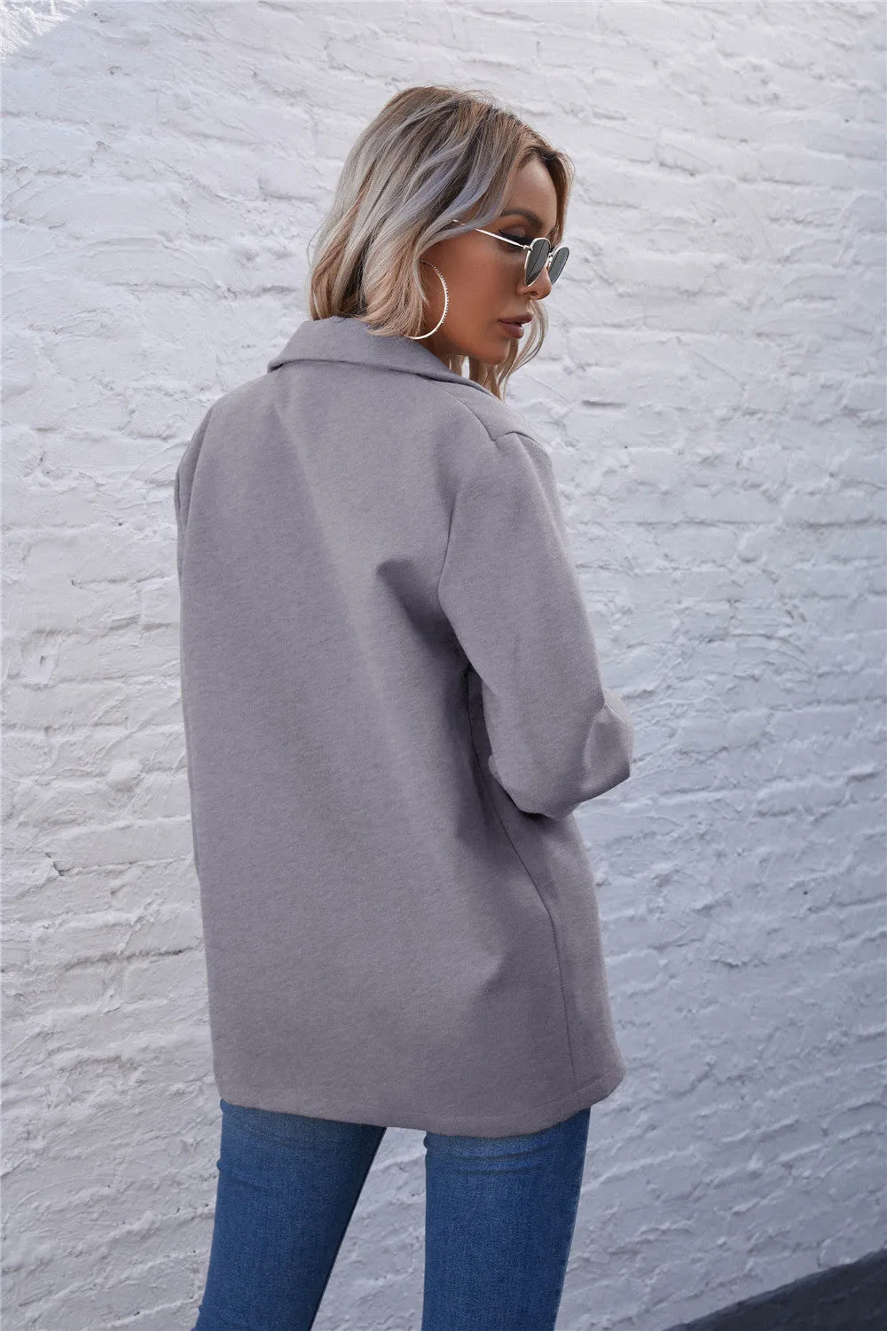 Lapel Single-breasted Lace-up Cardigans Outerwear