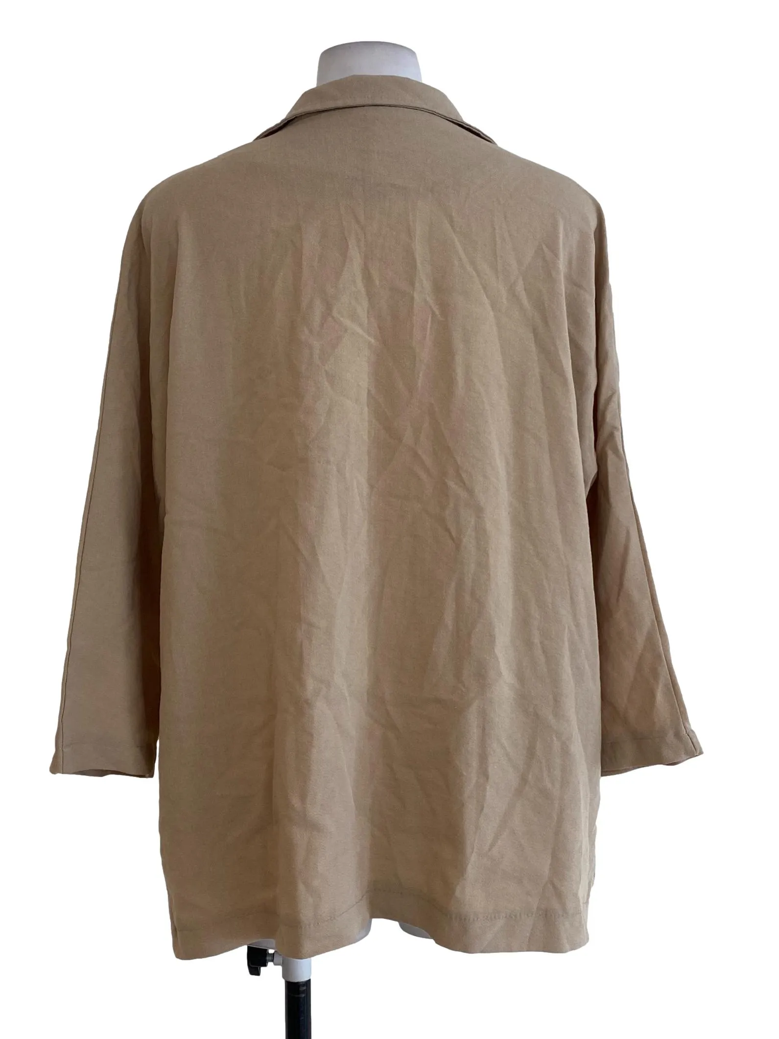 Latte Double Breasted Blazer