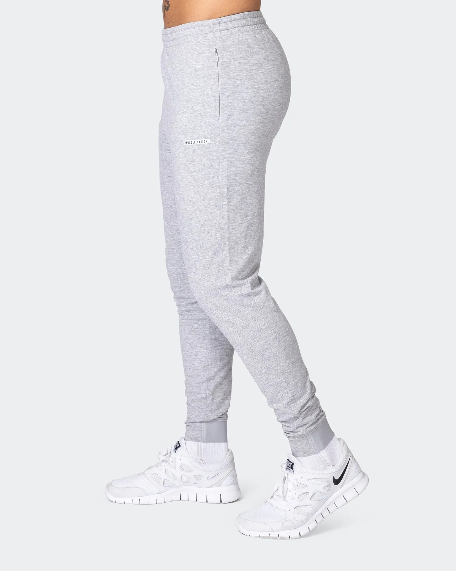 Legacy Training Tapered Jogger - Light Grey Marl
