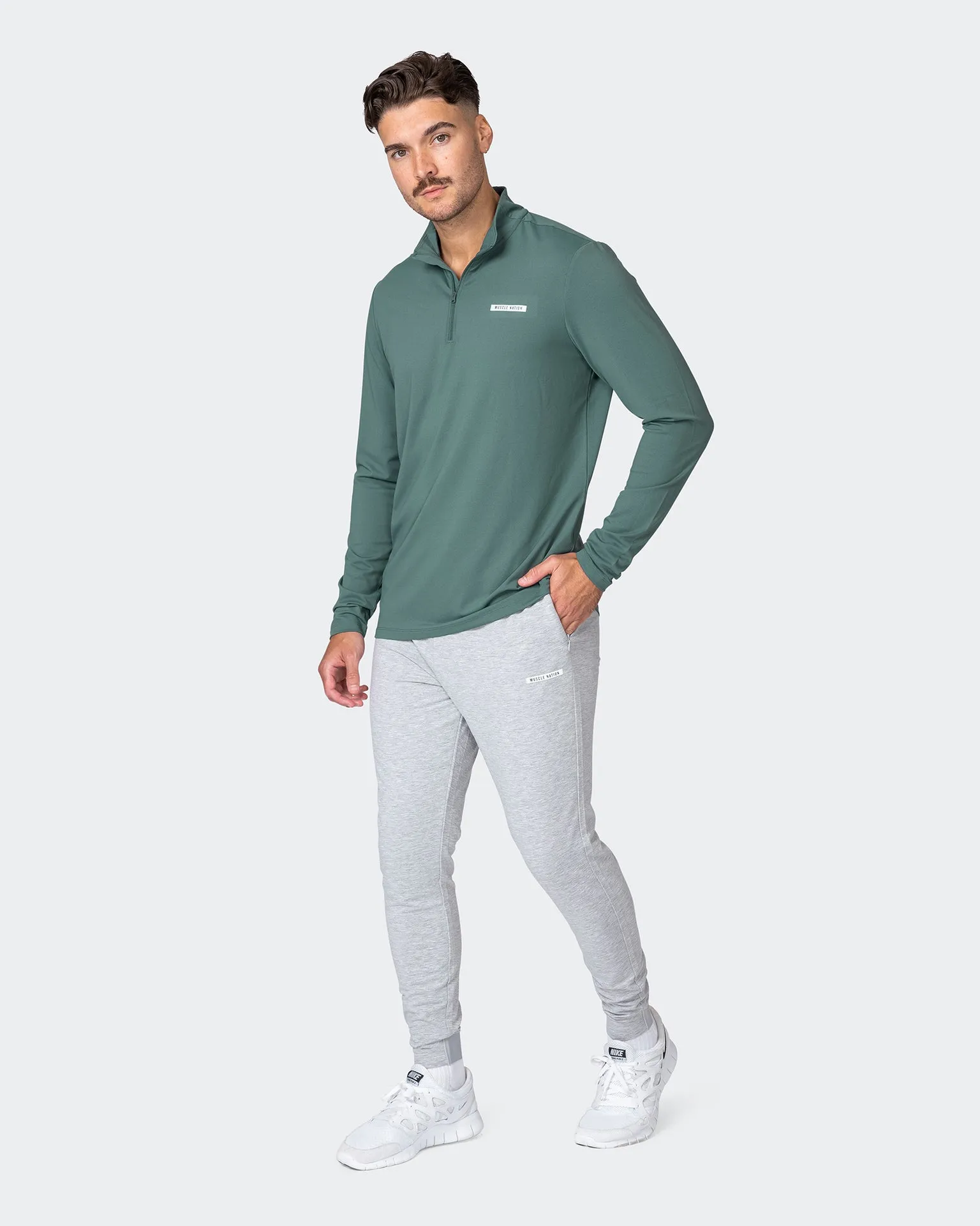 Legacy Training Tapered Jogger - Light Grey Marl