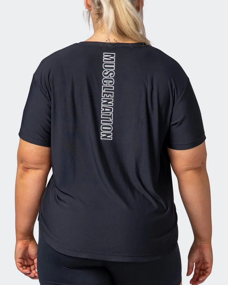 Level Up Training Tee - Black