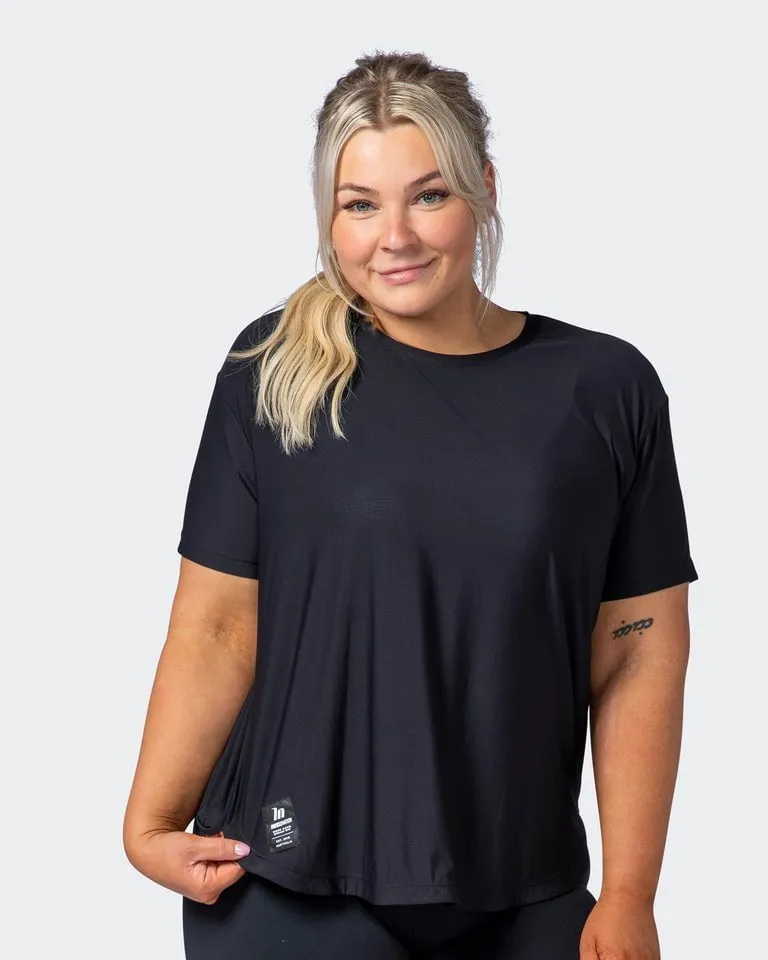 Level Up Training Tee - Black
