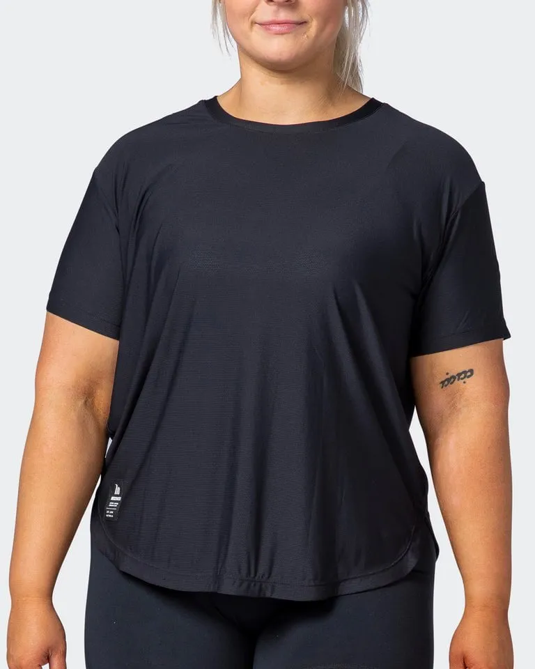 Level Up Training Tee - Black