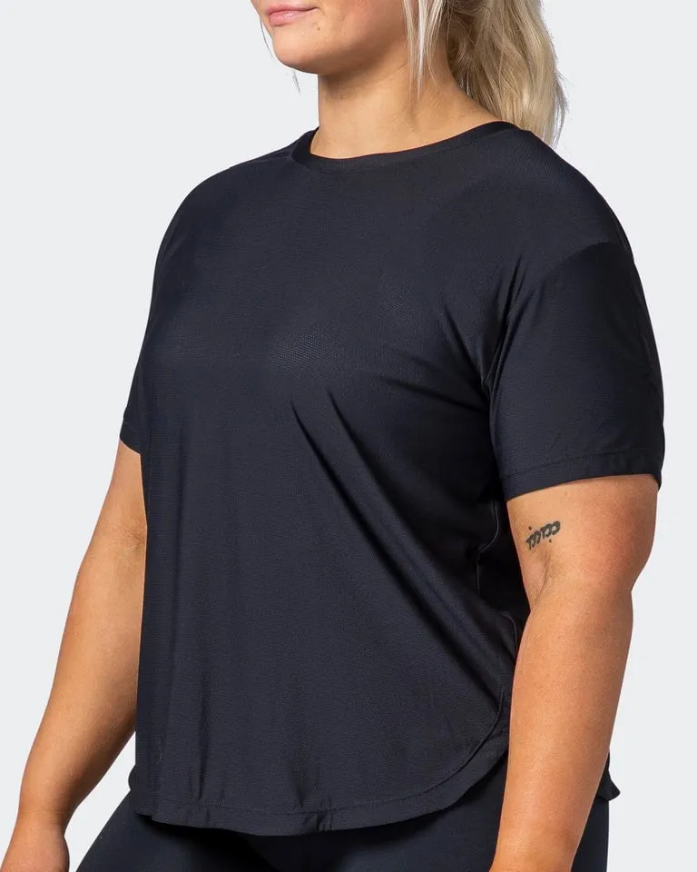 Level Up Training Tee - Black