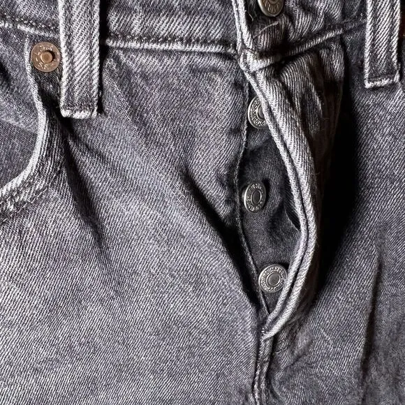 Levi's Premium SZ 27x28 Womens Wedgie Mid Rise Ankle Button Fly Jeans Stretch