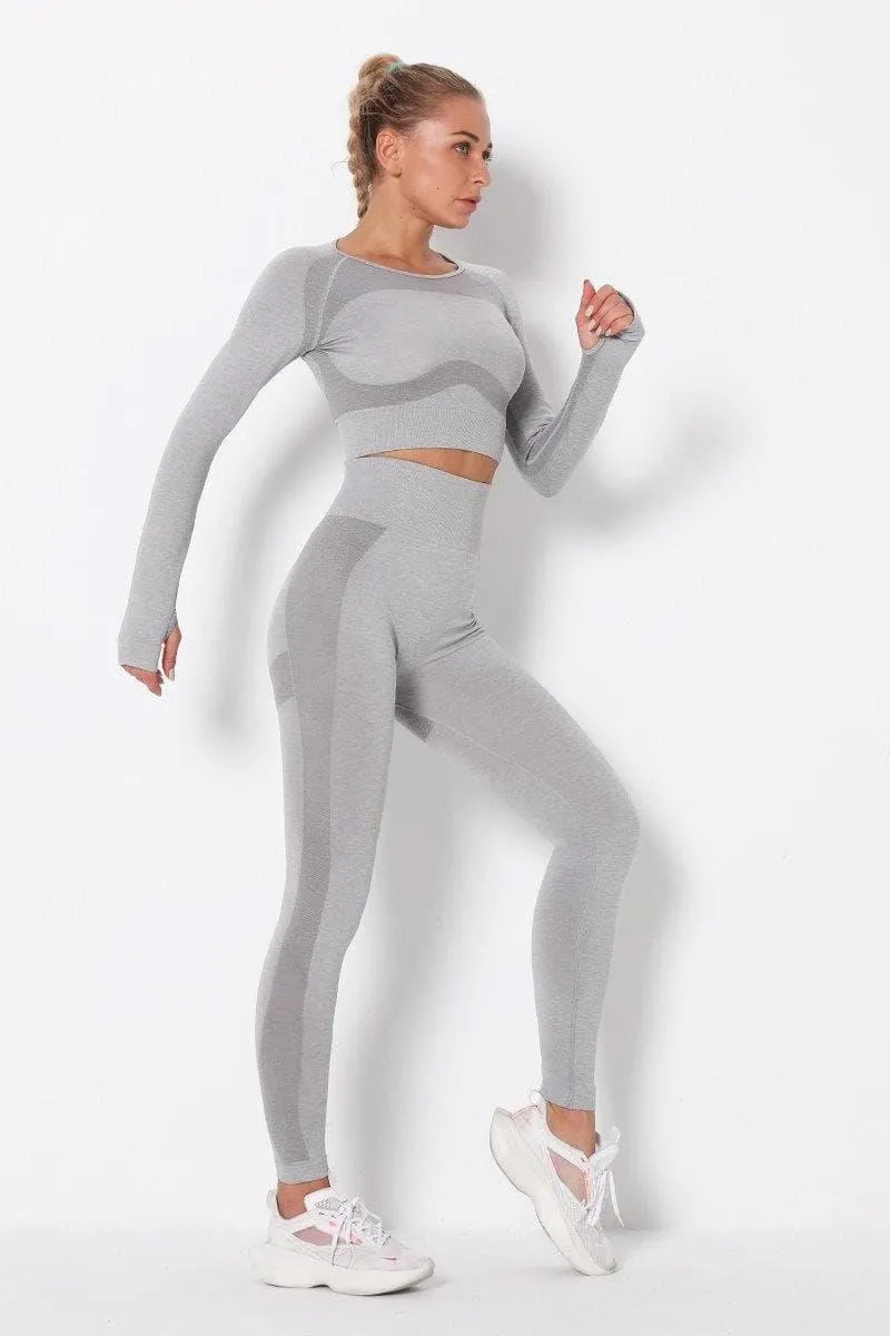light Grey Yoga Set