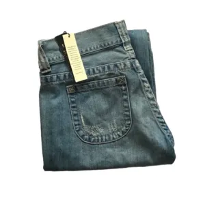 LONDON JEANS “Destruction” Processed Blue Jeans. Size 0, NWT!