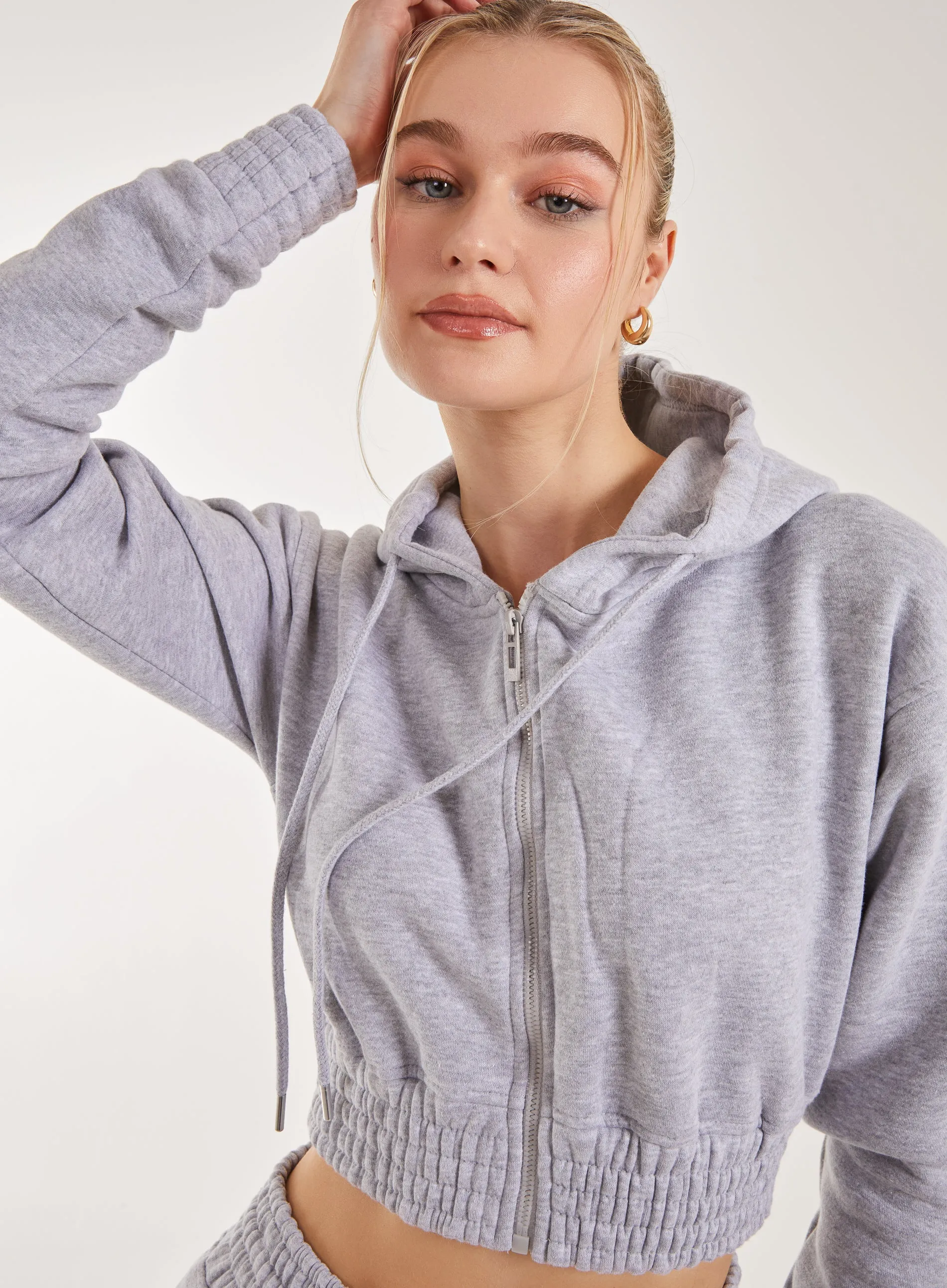 Long Sleeve Zip Up Hoodie