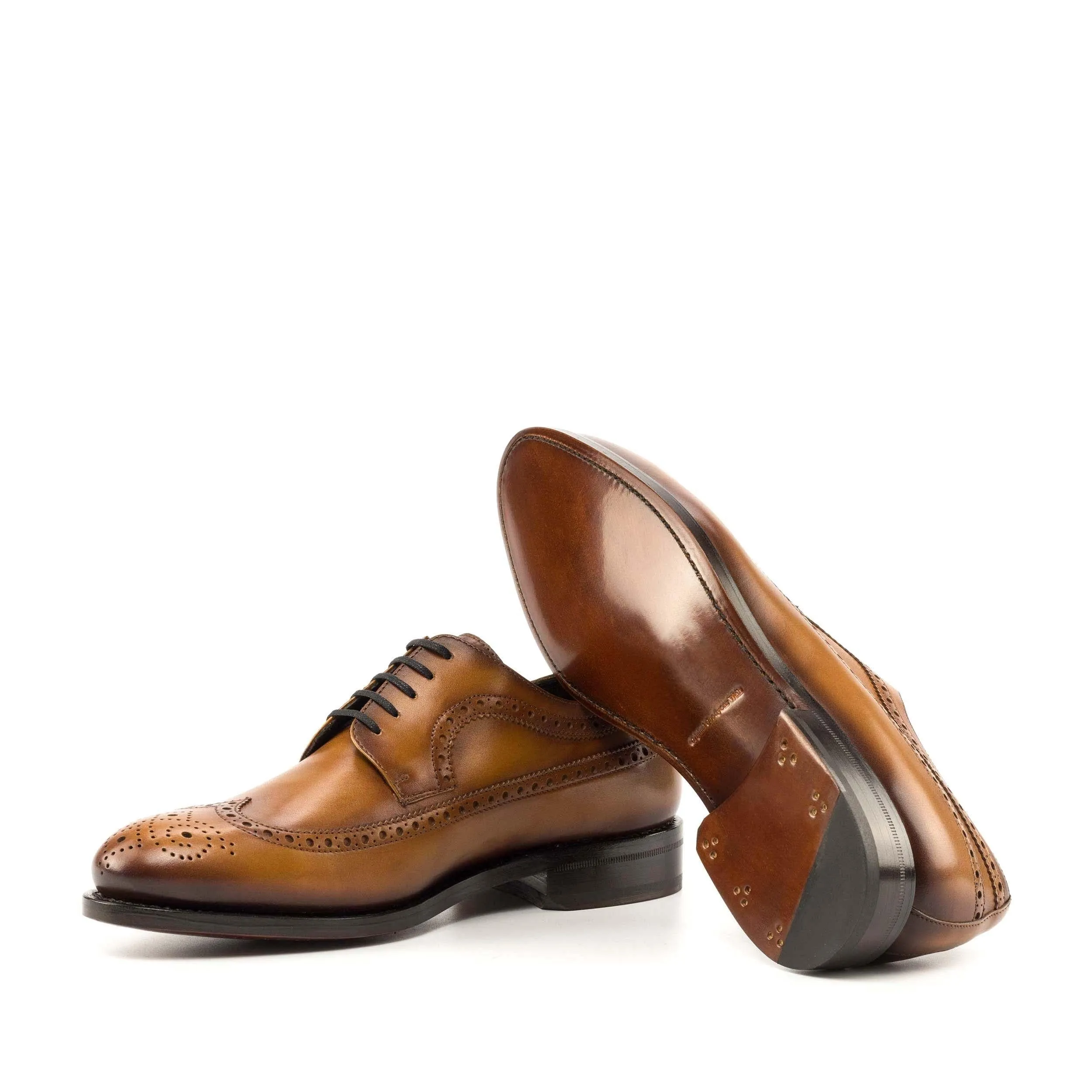 Longwing Blucher cognac box calf