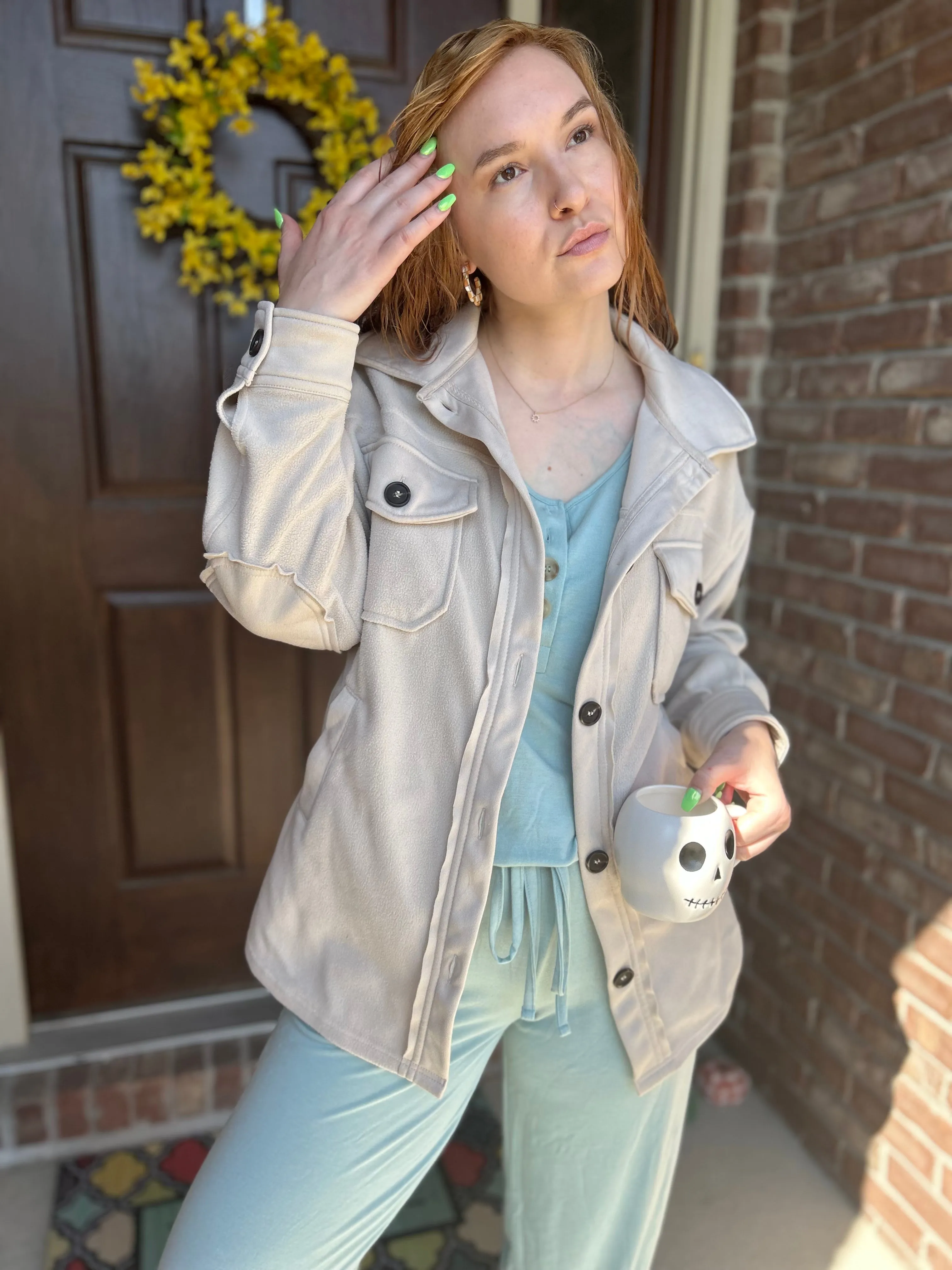 Love Story Shacket- Multi