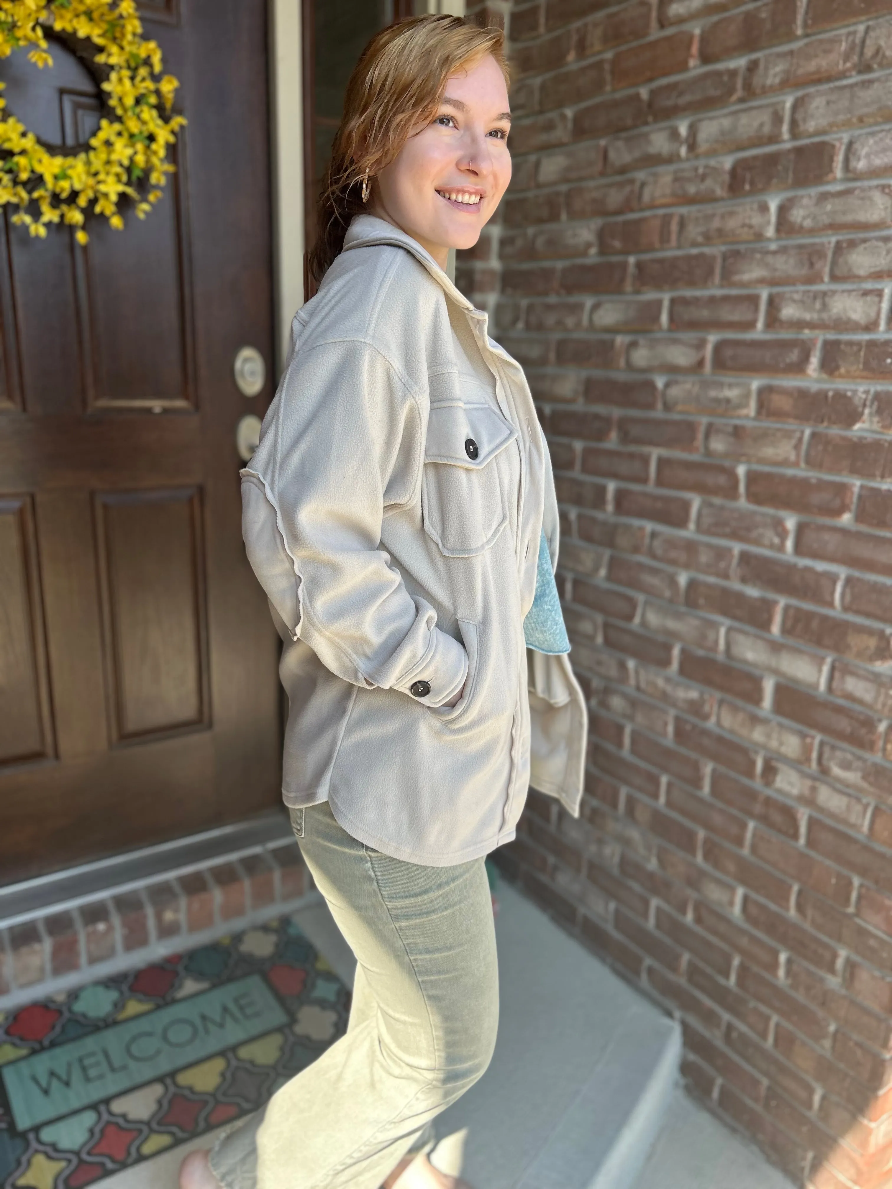 Love Story Shacket- Multi