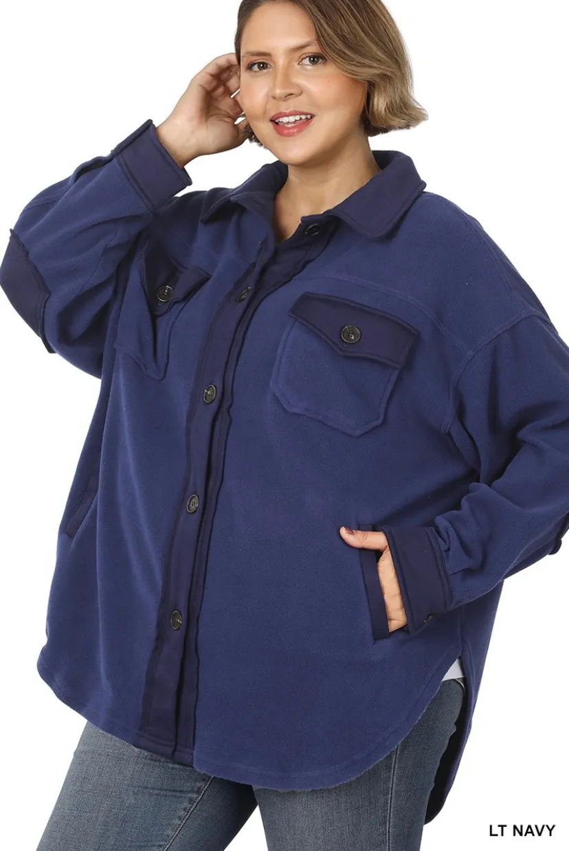 Love Story Shacket- Multi