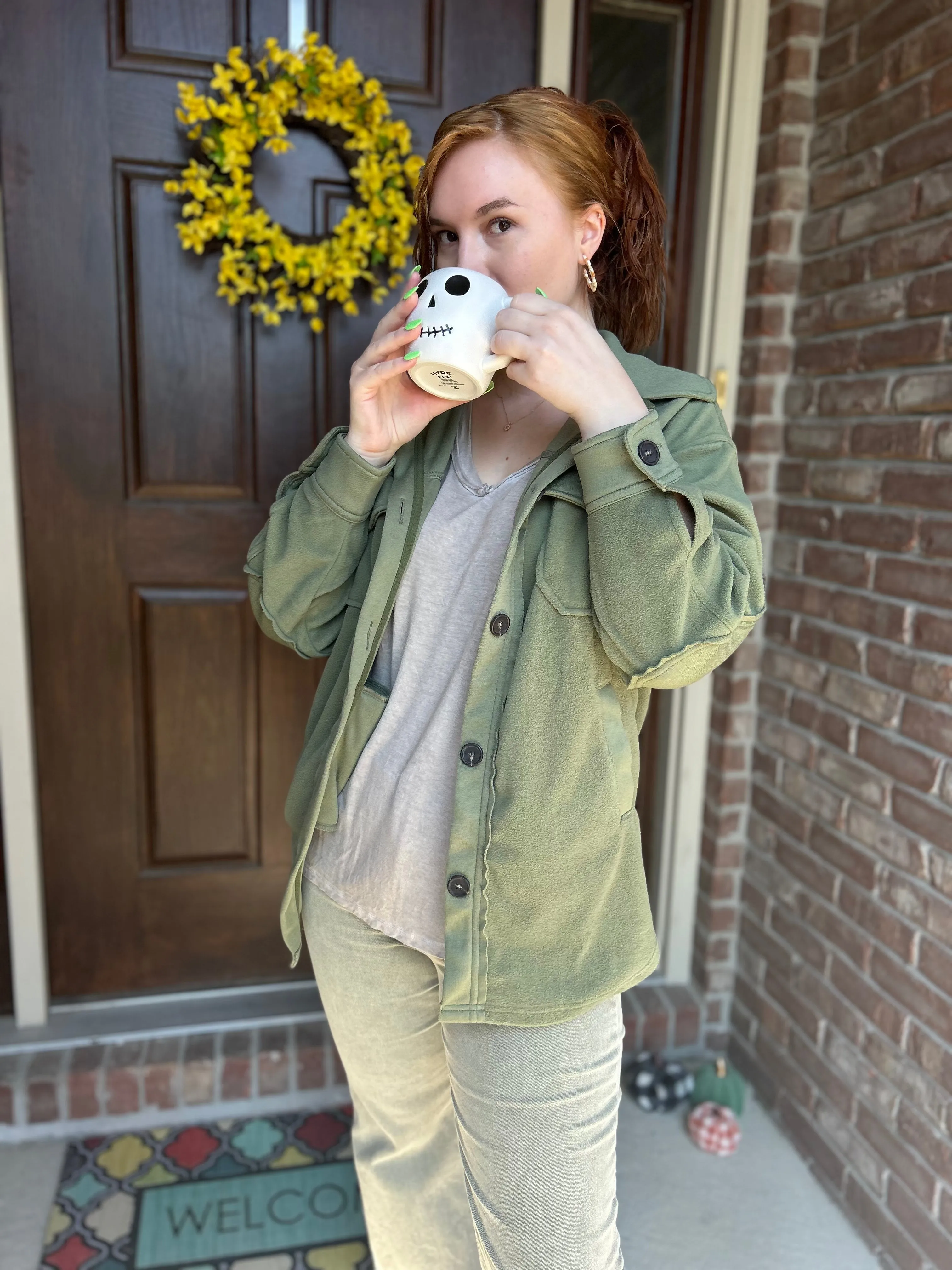 Love Story Shacket- Multi