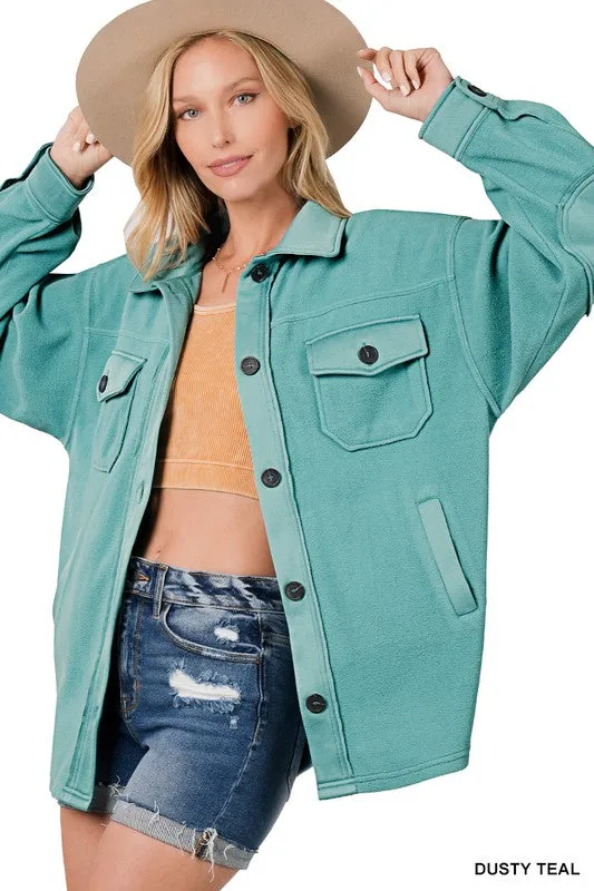 Love Story Shacket- Multi