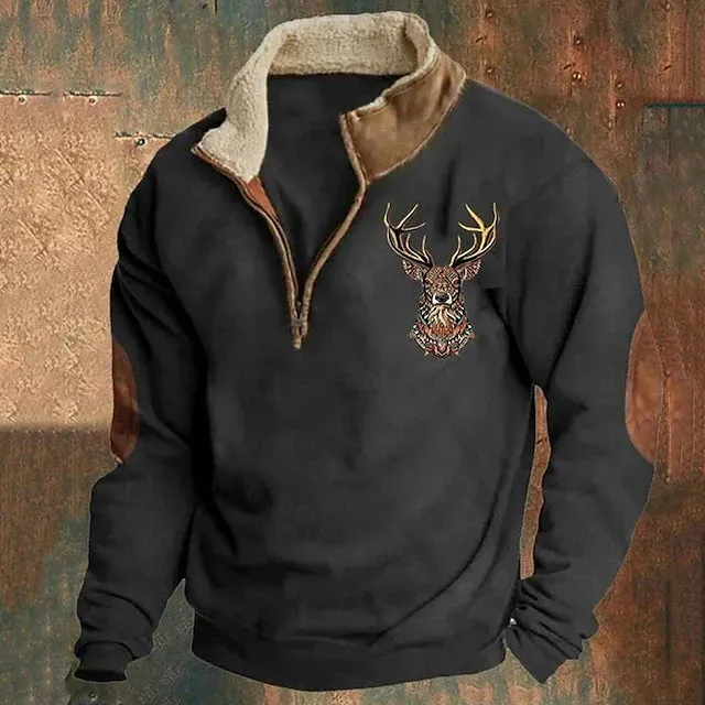 LUTHER™ | STYLISH QUARTER-ZIP SWEATER