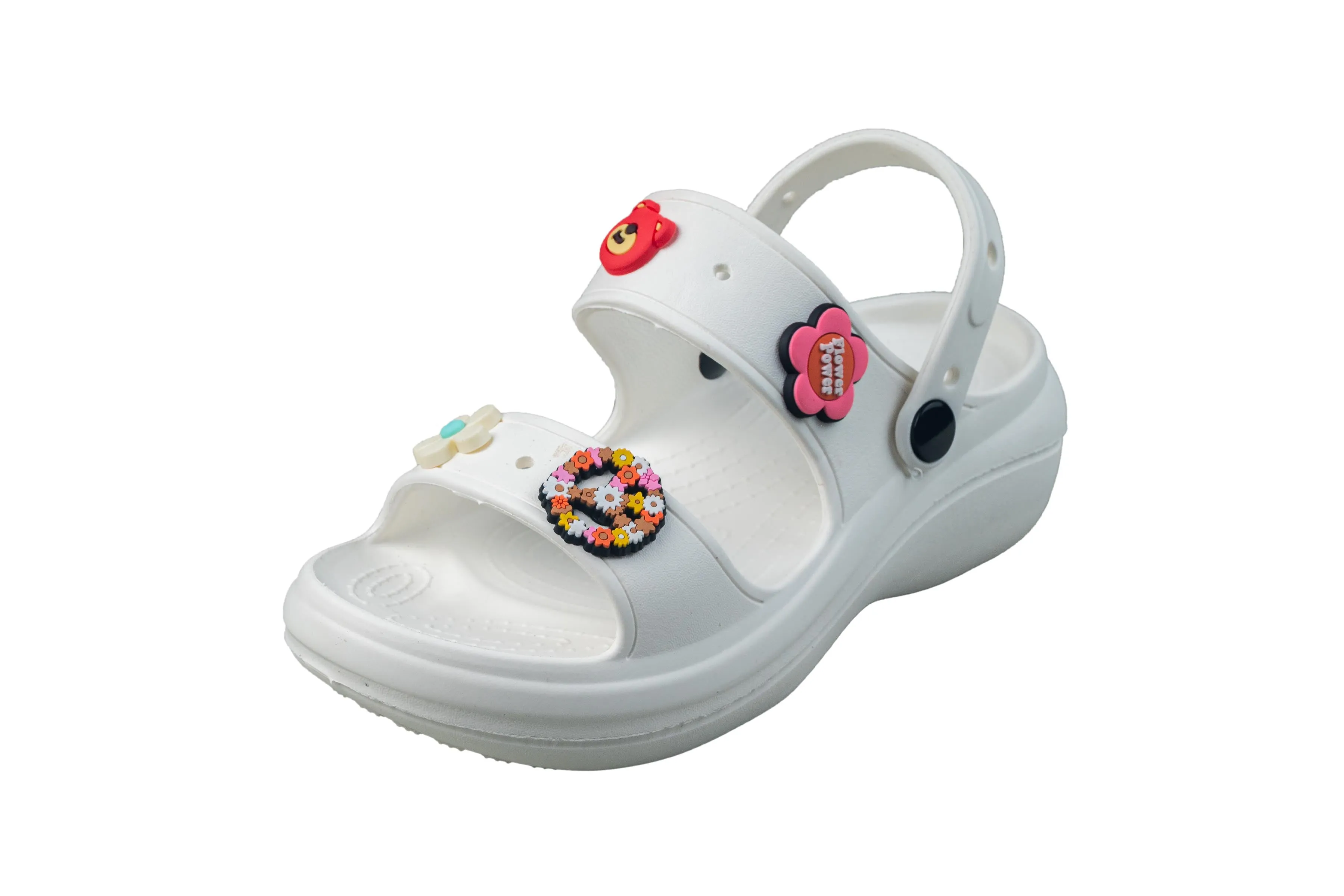 Maclin Ladies White Clogs