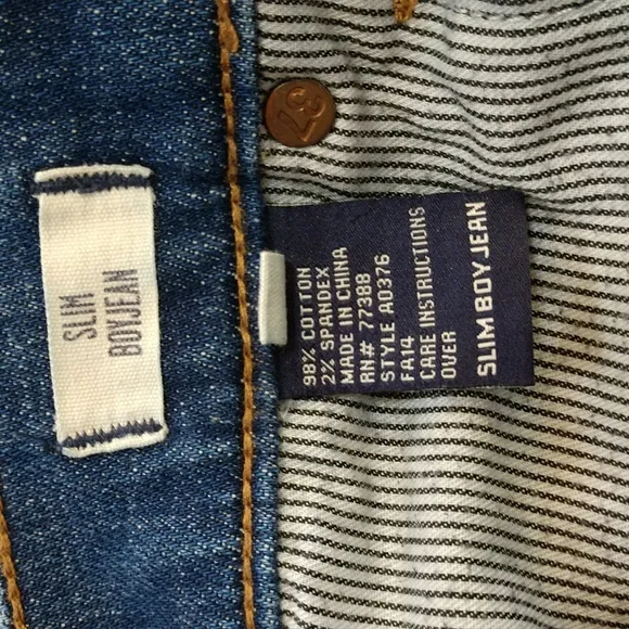 Madewell Slim Boyfriend Jeans Size 25