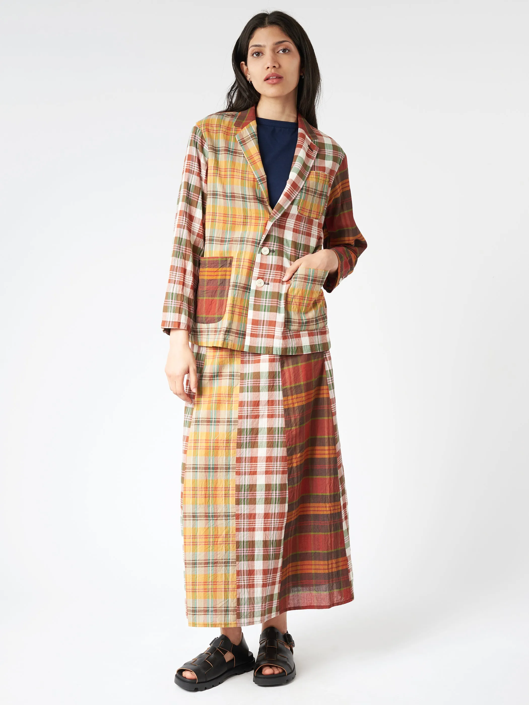 Madras Crazy Check Blazer