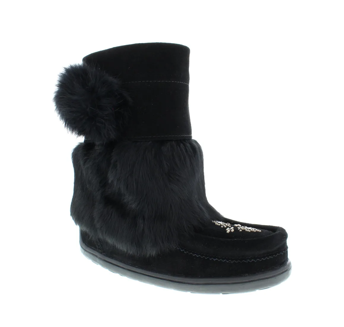 Manitobah Mukluks Kids Snowy Owlet - Black