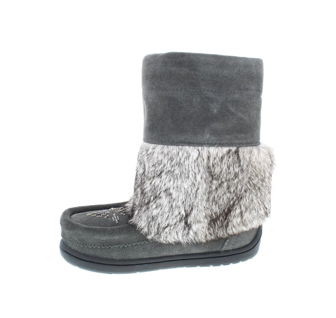 Manitobah Mukluks Kids Snowy Owlet - Charcoal