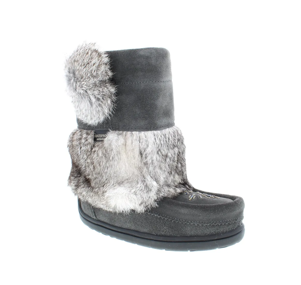 Manitobah Mukluks Kids Snowy Owlet - Charcoal