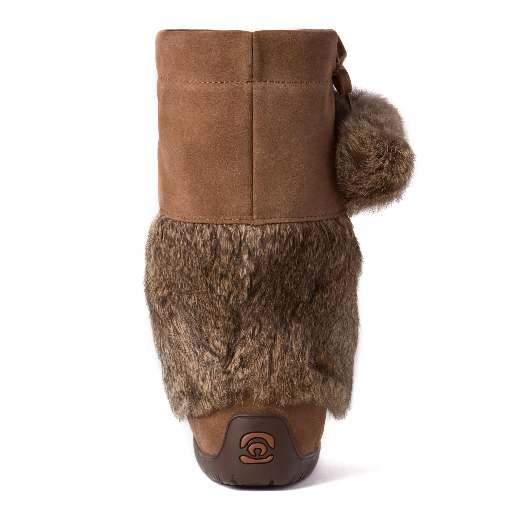 MANITOBAH MUKLUKS WOMEN'S WATERPROOF SNOWY OWL SUEDE MUKLUK BOOTS - OAK