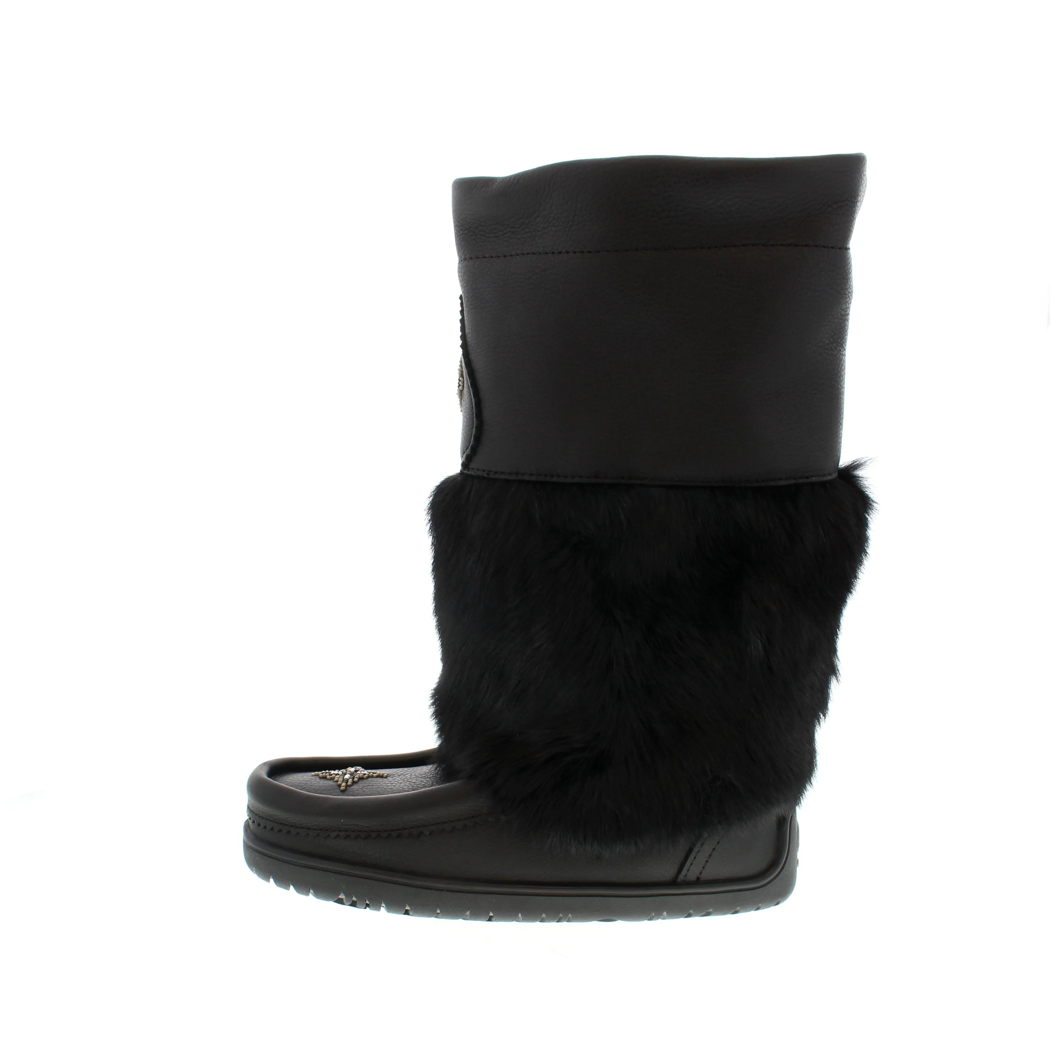 Manitobah Mukluks WTP Snowy Owl - Black