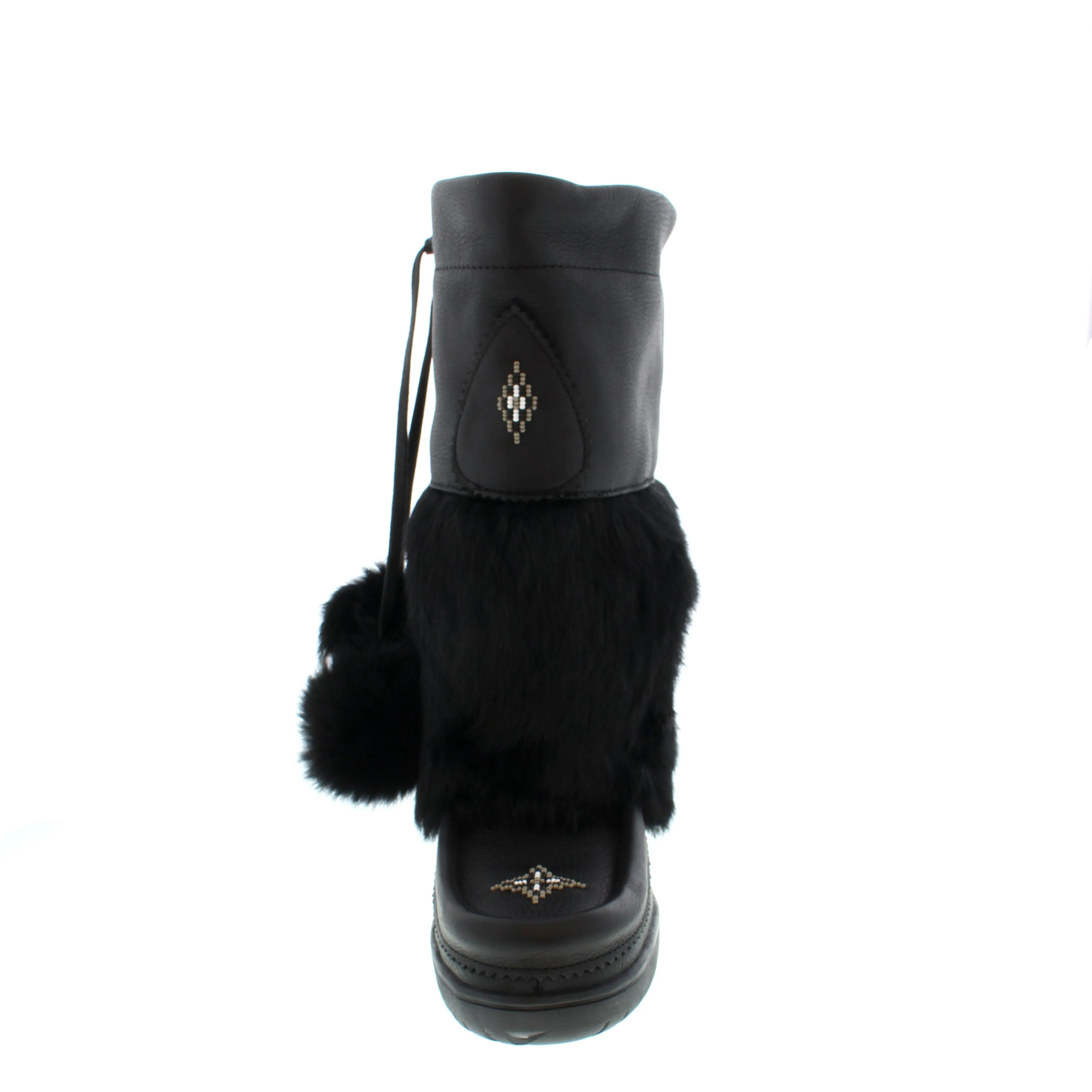 Manitobah Mukluks WTP Snowy Owl - Black