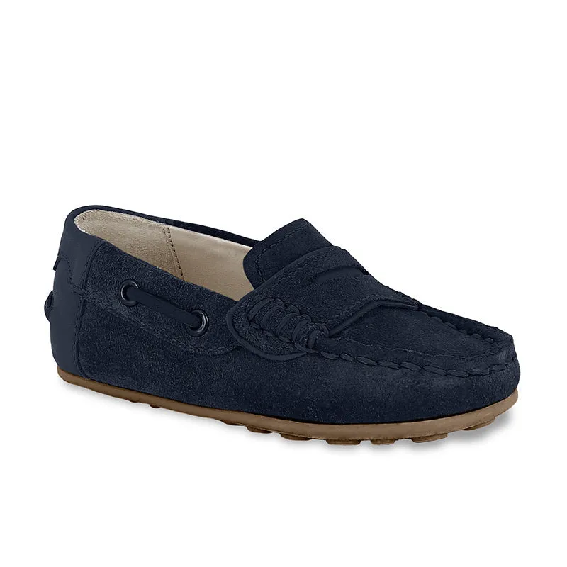 Mayoral- Baby Navy Leather Moccassins shoe