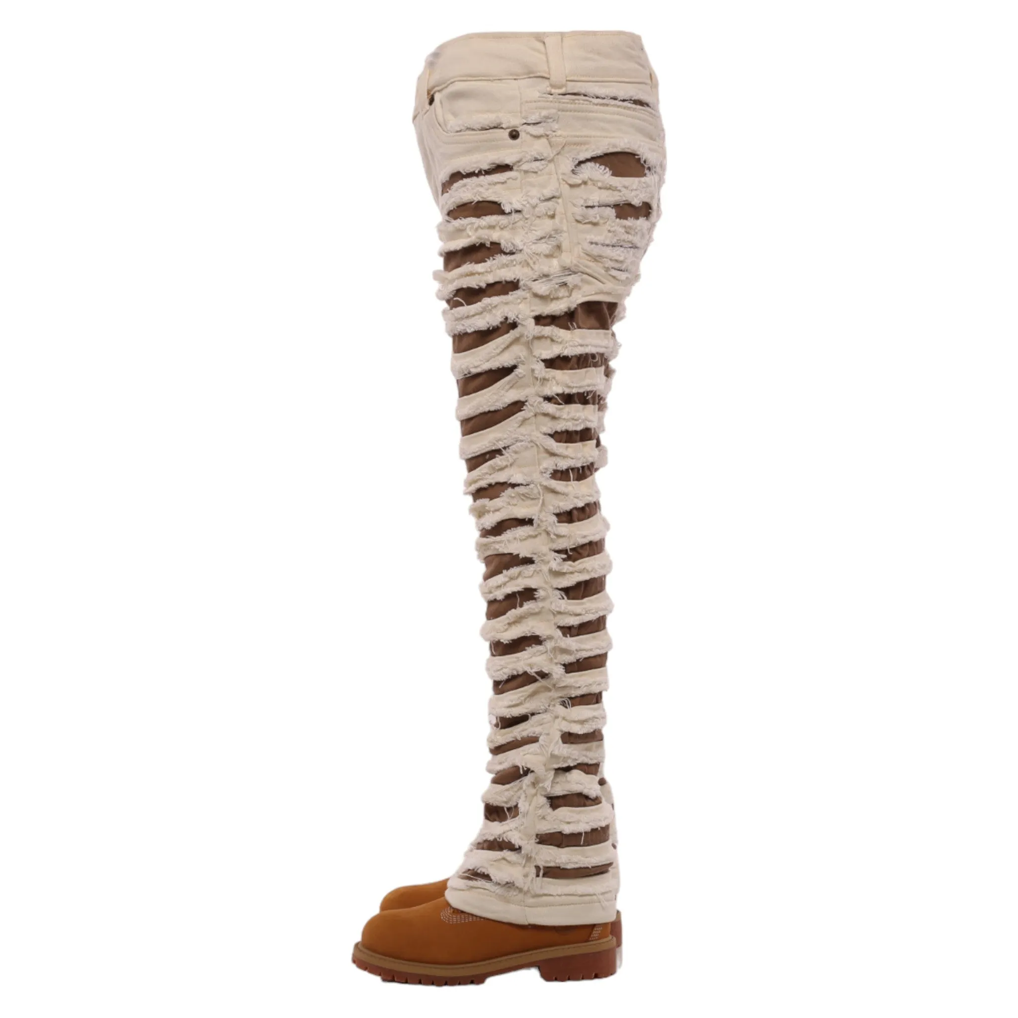 MDB Brand Kids Dual Color Stacked Jeans