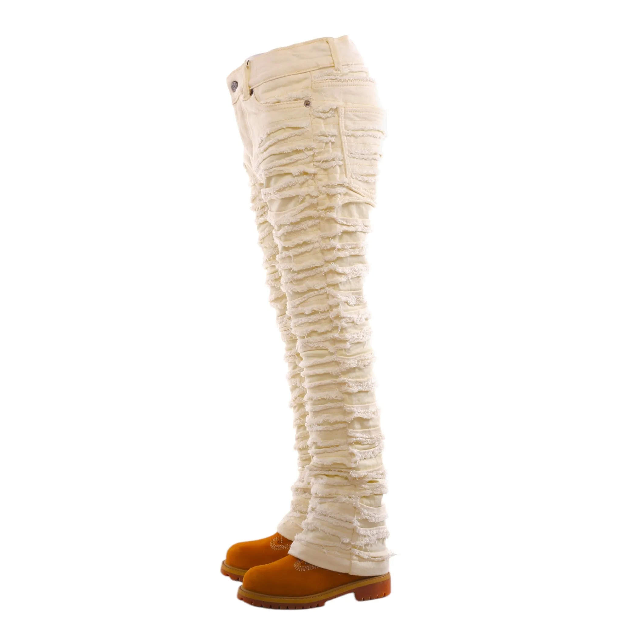 MDB Brand Kids Dual Color Stacked Jeans