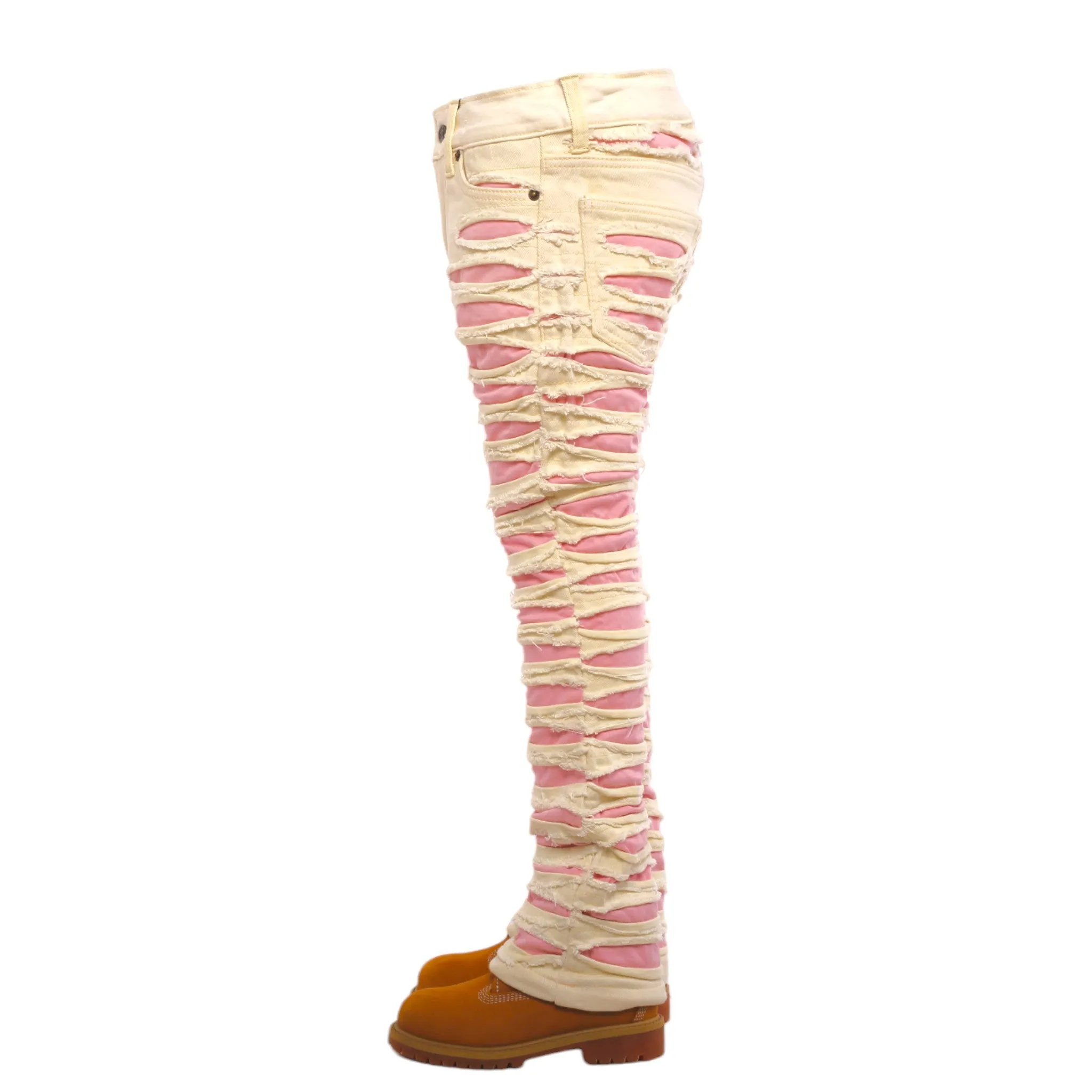 MDB Brand Kids Dual Color Stacked Jeans
