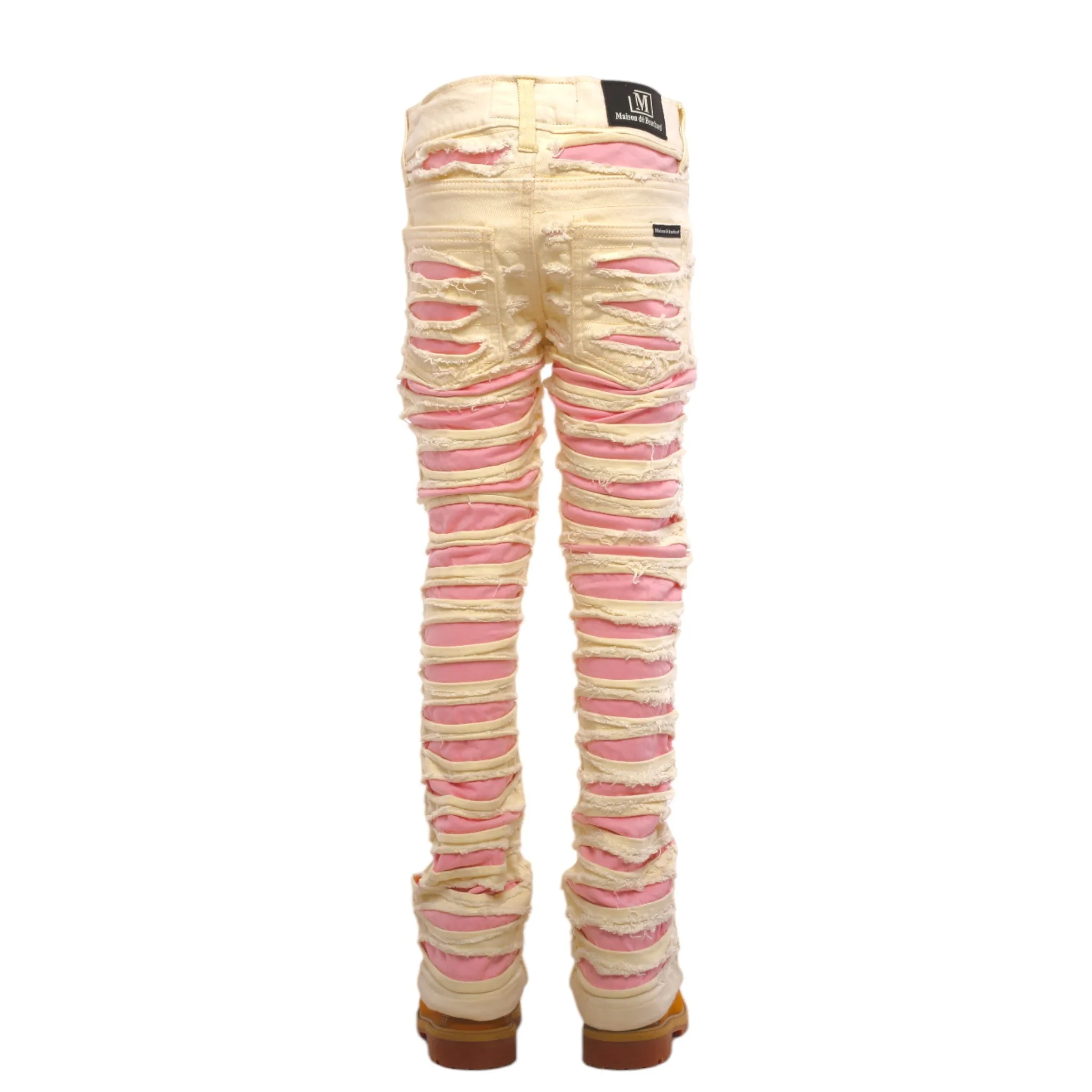 MDB Brand Kids Dual Color Stacked Jeans