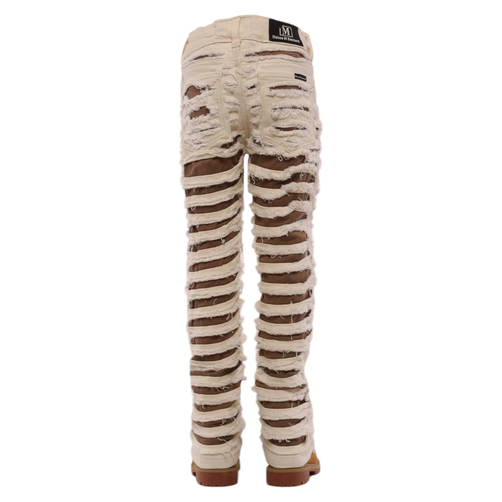 MDB Brand Kids Dual Color Stacked Jeans