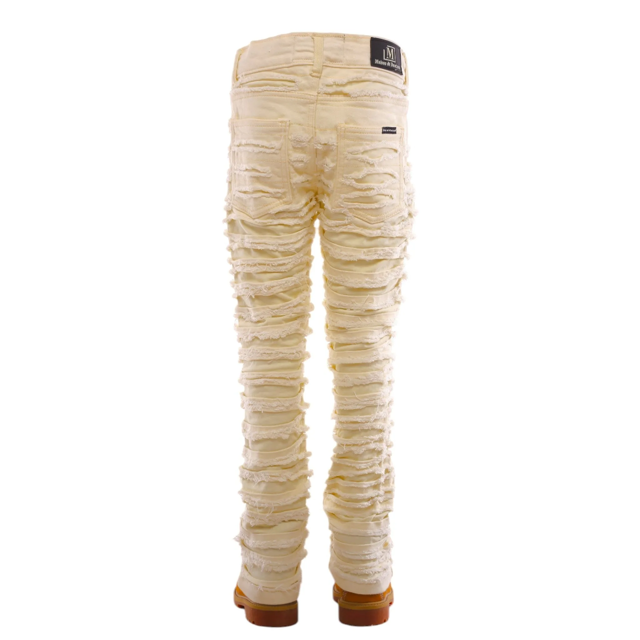 MDB Brand Kids Dual Color Stacked Jeans