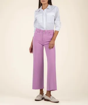 Meg High Rise Wide Leg - Soft Orchid