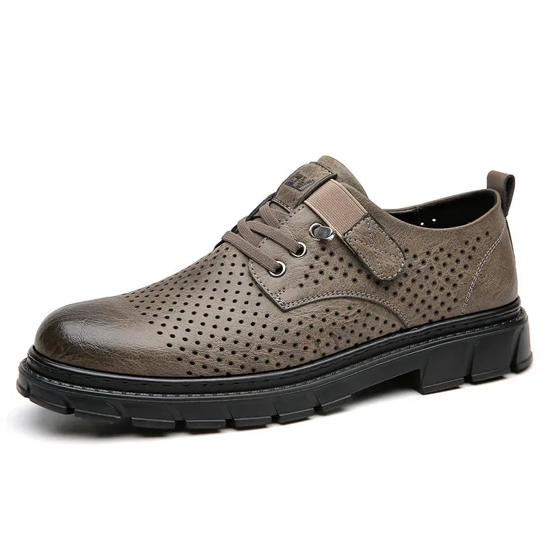 Men Genuine Leather Casual Shoes Luxury Brand Soft Mens Sneakers Breathable Moccasins Mens Walking Driving Shoes Zapatos Hombre