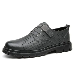 Men Genuine Leather Casual Shoes Luxury Brand Soft Mens Sneakers Breathable Moccasins Mens Walking Driving Shoes Zapatos Hombre