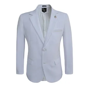Men's Blazer White 522