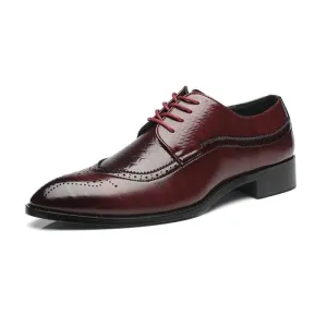Men's Brock Casual Shoes Classic Business Dress Shoes Trend Pointed Men's Shoes