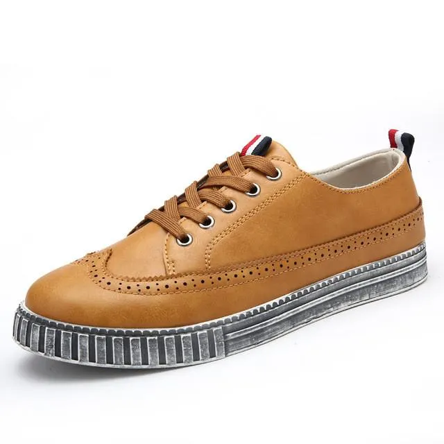 Men's Brogue Casual Lace Up's