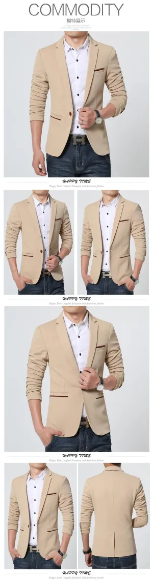 Men's Casual Blazer Up To 5XL