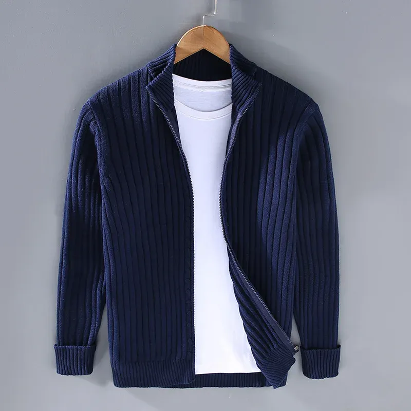Men's Cotton Zip-Up Vest: Finn