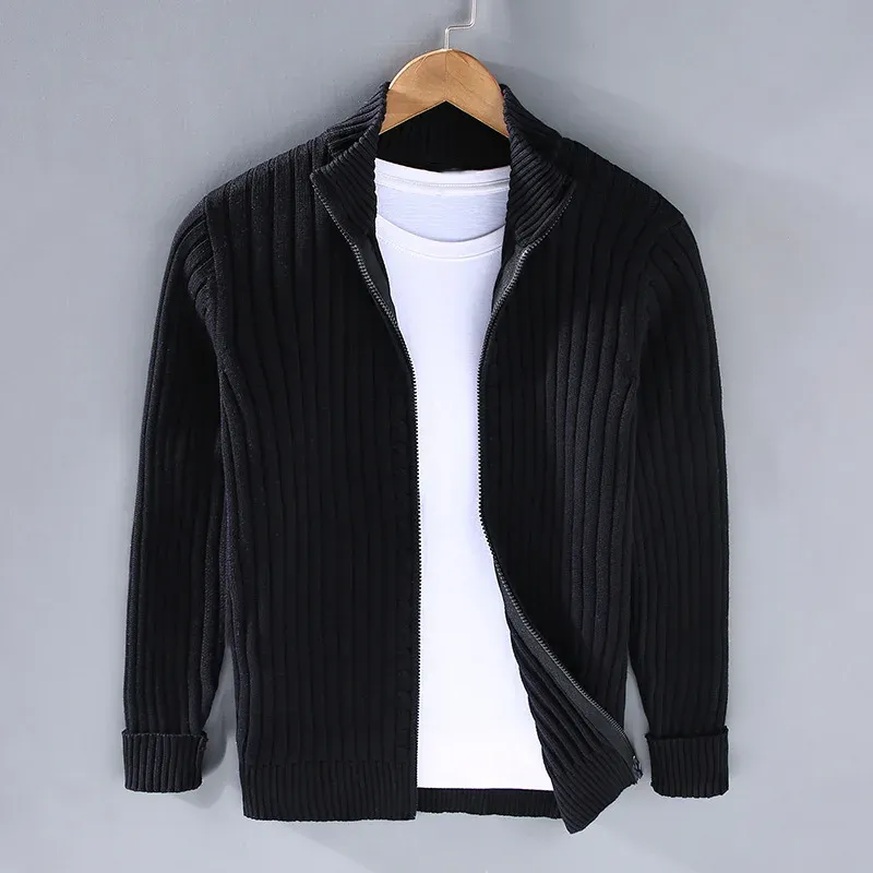 Men's Cotton Zip-Up Vest: Finn