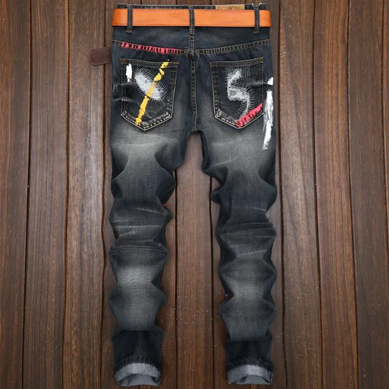 Men's Designer Distressed Jeans